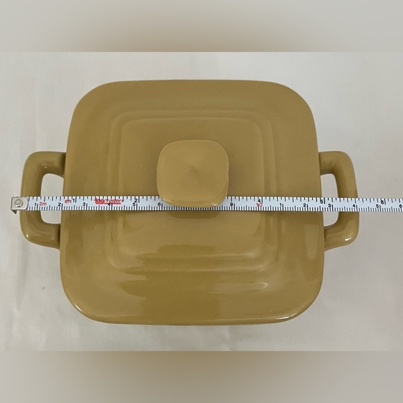 Kirklands Stoneware Butter Dish / Serving Dish, Microwave & Dishwasher Safe - Picture 12 of 12